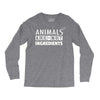 Animals Are Not Ingredients Long Sleeve Shirts