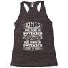 Real Kings Are Born On November 5 Racerback Tank