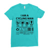 clyling man Ladies Fitted T-Shirt