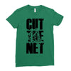 cut the net Ladies Fitted T-Shirt