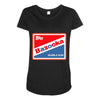 bazooka joe bubble gum logo ideal birthday present or gift Maternity Scoop Neck T-shirt