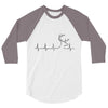 hunting heartbeat 3/4 Sleeve Shirt