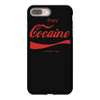 enjoy cocaine funny gray iPhone 8 Plus