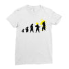 goku evolution (black) Ladies Fitted T-Shirt