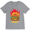 burger fever V-Neck Tee