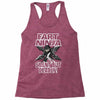 funny rude fart ninja ideal birthday gift or present Racerback Tank
