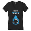 Feed Me and Tell Me I'm Pretty Baby Boy Women's V-Neck T-Shirt
