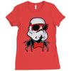 hipster trooper Ladies Fitted T-Shirt