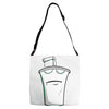 aqua teen hungry force Adjustable Strap Totes