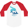 mega water 3/4 Sleeve Shirt