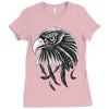 eagle ornate Ladies Fitted T-Shirt