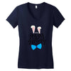 papa bunny Women's V-Neck T-Shirt