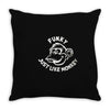 funky just like monkey Throw Pillow