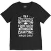 love love love camping! V-Neck Tee
