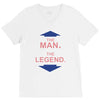 the man   the legend funny V-Neck Tee