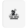 trex hates swimming Mousepad