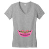 Two Peas In a Pod Twin Chocolate Baby Girls Women's V-Neck T-Shirt