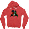 hulk red vs hulk green Zipper Hoodie