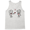 cute love robots Tank Top