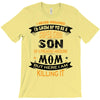 Super Cool Son Of A Freaking Awesome Mom T-Shirt