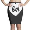 little mix logo heart Pencil Skirts