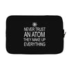 an atom Laptop sleeve