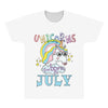 unicorns are born in july cute unicorn All Over Men's T-shirt