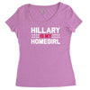 hillary is my homegirl funny Women's Triblend Scoop T-shirt