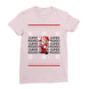 ugly super mario christmas Ladies Fitted T-Shirt