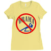 no drama Ladies Fitted T-Shirt