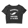 narwhals Crop Top