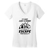 It's Not Just A Hobby It Is My Escape From Reality Women's V-Neck T-Shirt