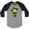 DABBİNG LEPRECHAUN 3/4 Sleeve Shirt
