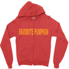 favorite pumpkin Zipper Hoodie