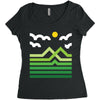 mountain Women's Triblend Scoop T-shirt