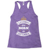Legends Are Born In September Racerback Tank