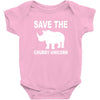 chubby unicorn Baby Bodysuit