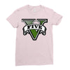 five logo Ladies Fitted T-Shirt