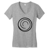 circle Women's V-Neck T-Shirt