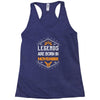 Legends are born in November Racerback Tank