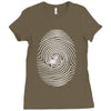 octo print Ladies Fitted T-Shirt