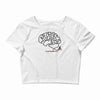 singletrack mind mens mountain bike Crop Top
