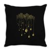 city made bulb Throw Pillow