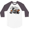 oblivious ninja trick or treat 3/4 Sleeve Shirt