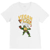 vegan pizza power V-Neck Tee
