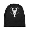 tuxedo fancy dress funny Baby Beanies