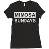 mimosa sundays brunch mens Ladies Fitted T-Shirt