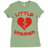 little heart breaker Ladies Fitted T-Shirt