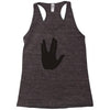 llap live long and proper Racerback Tank