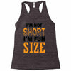 I Am Not Short I Am Fun Size Racerback Tank